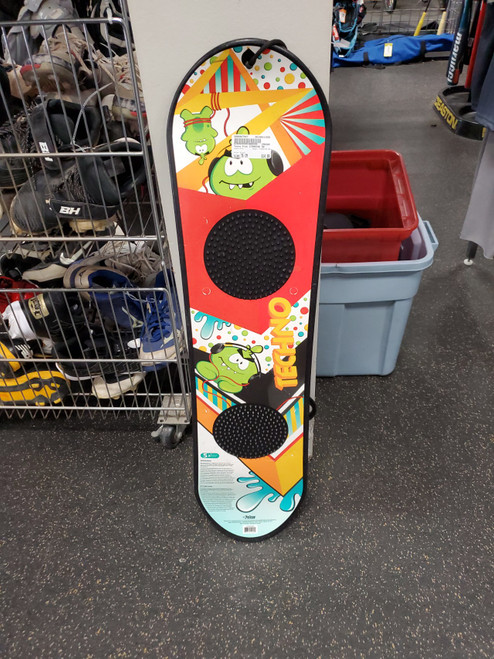 Vist Large View of Product Image Which is Used Tecno Pro STANDING SB Boys Snowboard Only Black 76 cm