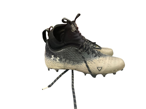 Vist Large View of Product Image Which is Used Under Armour Adult FB Cleats Black Senior 9