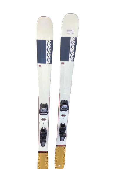 Vist Large View of Product Image Which is Used K2 MINDBENDER Mens DH Ski/Binding White 179 cm