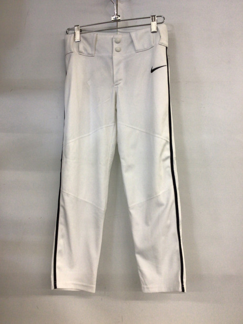 Vist Large View of Product Image Which is Used Nike YOUTH BASEBALL PANT BB/SB Pant Boys White And White SM
