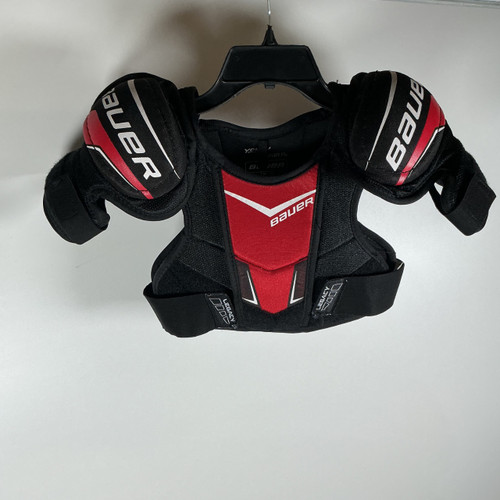 Vist Large View of Product Image Which is Used Bauer LEGACY  Shoulder Pads Yth MD