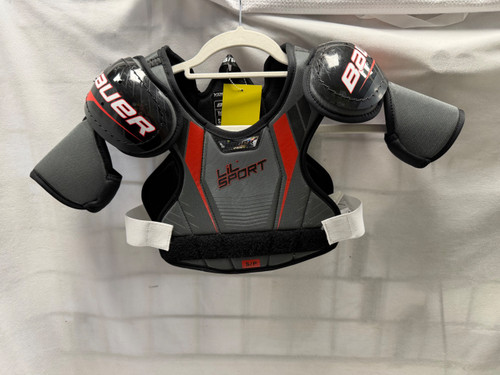 Vist Large View of Product Image Which is Used Bauer LIL SPORT Youth Shoulder Pads SM