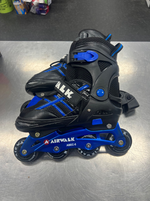 Vist Large View of Product Image Which is Used Airwalk ADJUSTABLE 5-8 Senior Rec Fitness Skates Black Adjustable