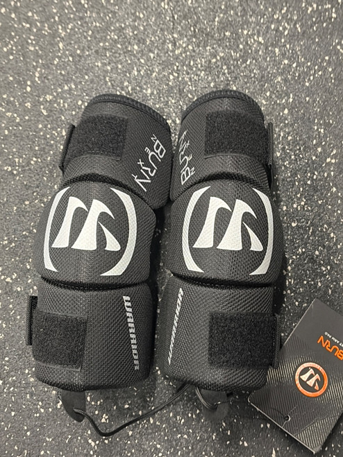 Vist Large View of Product Image Which is Used Warrior BURN NEXT Lacrosse Arm Pads/Guards Black LG