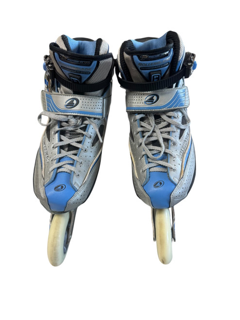 Vist Large View of Product Image Which is Used Rollerblade LIGHTNING II W7.5 Senior Aggressive Skates Royal Blue Senior 7.5