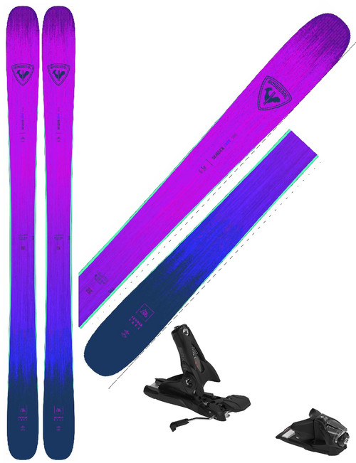 Vist Large View of Product Image Which is New ROSSIGNOL 26 SENDER FREE 100 162cm w/ LOOK SPX 13 GW BINDINGS