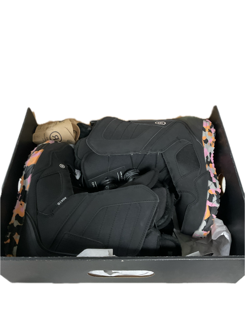 Vist Large View of Product Image Which is Used Ride SAGE BOA 2025 Womens Snowboard Boots Black Senior 7