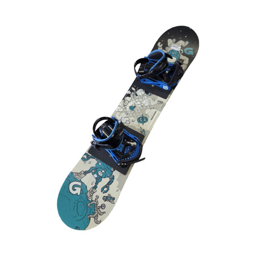 Vist Large View of Product Image Which is Used Burton LTR 125W WITH BINDINGS Boys Board/Binding None 125 cm