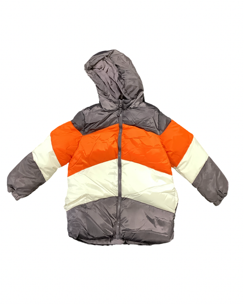 Vist Large View of Product Image Which is New ORG/GRY YTH MD SNOW JACKET