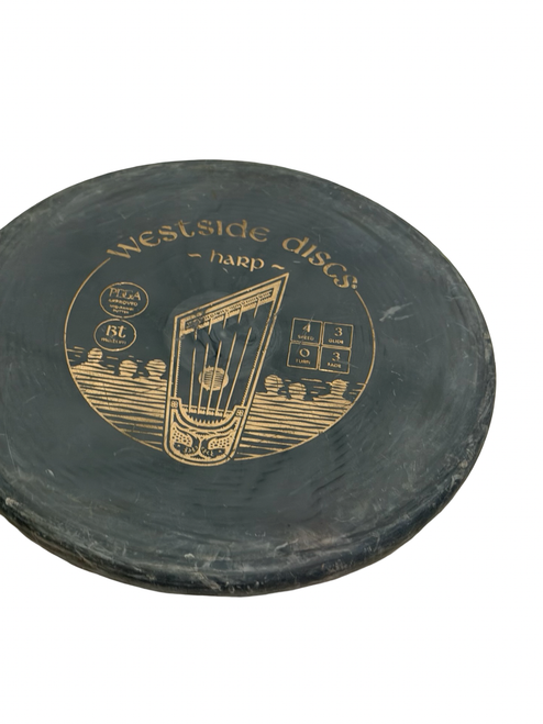 Vist Large View of Product Image Which is Used Westside Discs HARP Disc Golf Mid Range Grey 174g