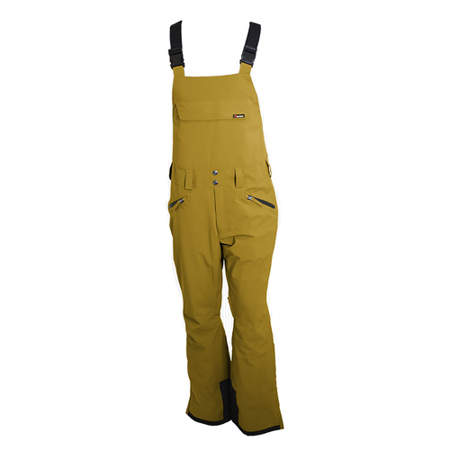 Vist Large View of Product Image Which is New Turbine Mission II Snow Bibs Golden Palm- Men's LG