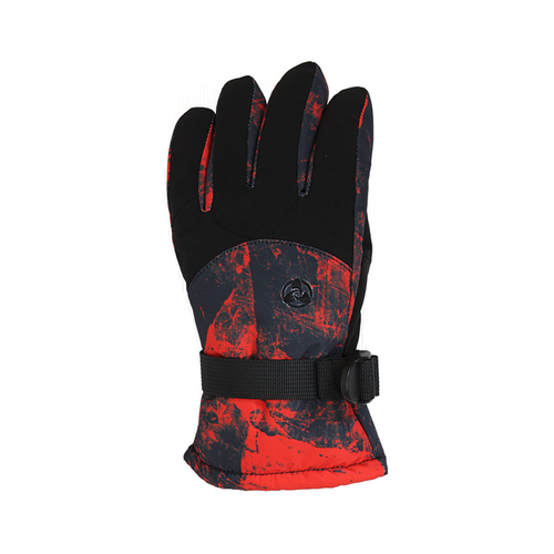 Vist Large View of Product Image Which is New Turbine Blazer Snow Gloves Lava- Boys' SM