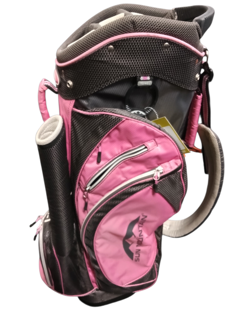 Vist Large View of Product Image Which is Used Sun Mountain CART BAG Womens Cart Bag Pink