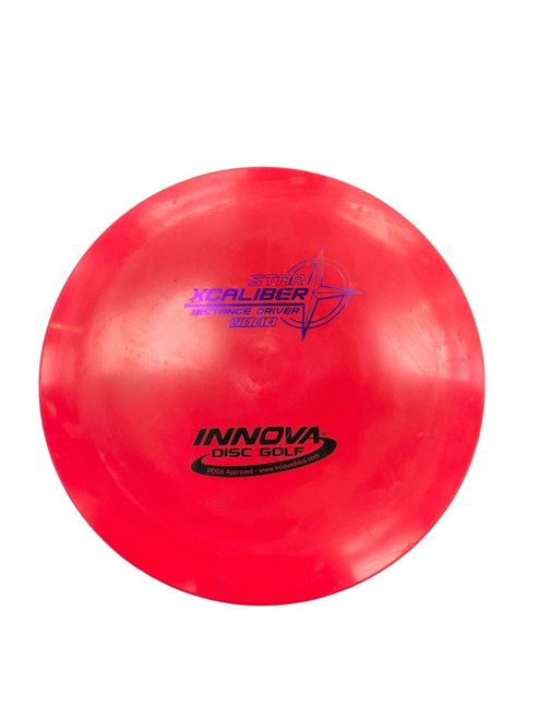 Vist Large View of Product Image Which is Used Innova STAR XCALIBER Disc Golf Driver Red