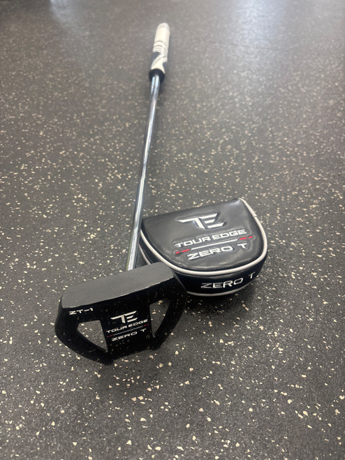 Vist Large View of Product Image Which is Used Tour Edge ZERO T ZT-1 38in Mens Putter RH 