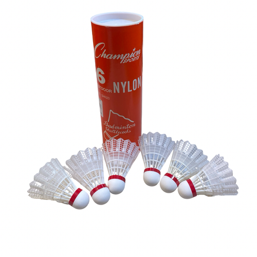 Vist Large View of Product Image Which is New Champion Sports 6 OUTDOOR NYLON SHUTTLECOCKS Badminton Other