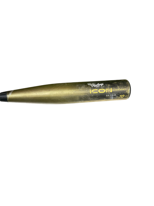 Vist Large View of Product Image Which is Used Rawlings Icon BB/SB USSSA 2 3/4 Bat 30"