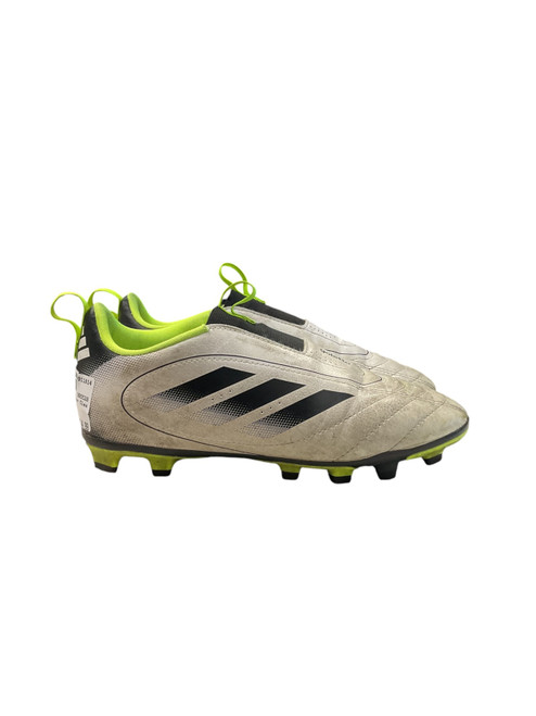 Vist Large View of Product Image Which is Used Adidas Soccer Cleats Black And White Junior 03.5