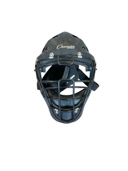 Vist Large View of Product Image Which is Used Champion Sports CH600 YOUTH CATCHER MASK Catchers Helmet w/Mask Black One Size