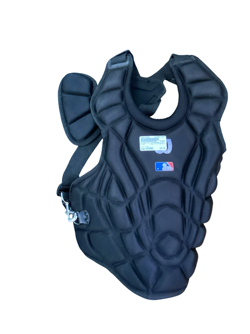 Vist Large View of Product Image Which is Used Wilson ZJX WTA3303BL16 Catchers Chest Protector Black Intermed