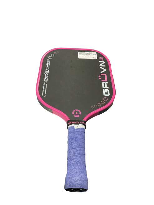 Vist Large View of Product Image Which is Used GRUVN CRUZN-165 Pickleball Racquet Pink