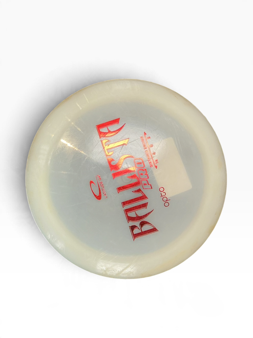 Vist Large View of Product Image Which is Used Latitude 64 BALLISTA DIST. DRIVER Disc Golf Driver White