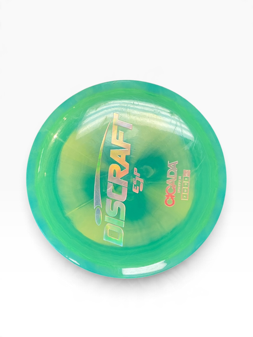 Vist Large View of Product Image Which is Used Discraft CICADA DRIVER Disc Golf Driver Green
