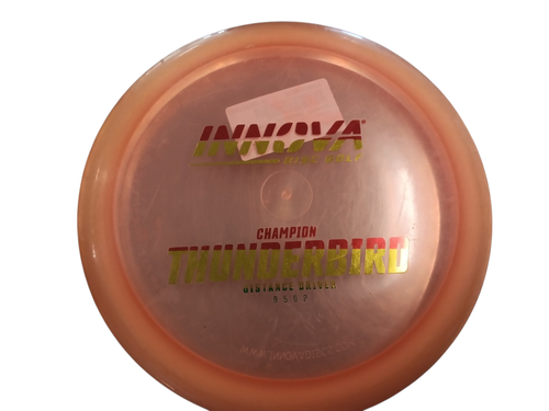 Vist Large View of Product Image Which is Used Innova CHAMPION THUNDERBIRD Disc Golf Driver Orange