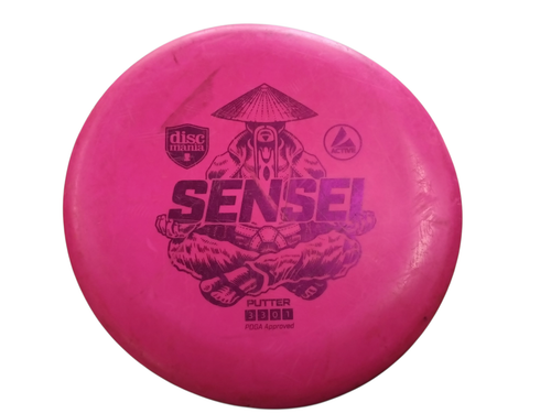 Vist Large View of Product Image Which is Used Discmania SENSEI Disc Golf Putter Pink