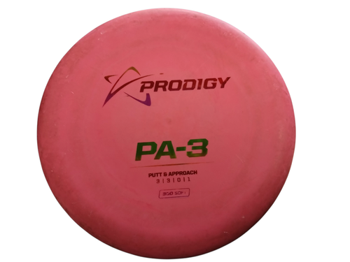 Vist Large View of Product Image Which is Used Prodigy PA-3 Disc Golf Putter Pink