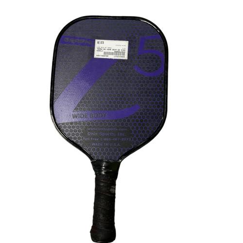 Vist Large View of Product Image Which is Used Onix Z5 WIDE BODY Pickleball Racquet Purple