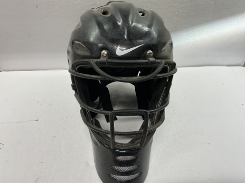 Vist Large View of Product Image Which is Used Nike PRO GOLD Catchers Helmet w/Mask Black LG