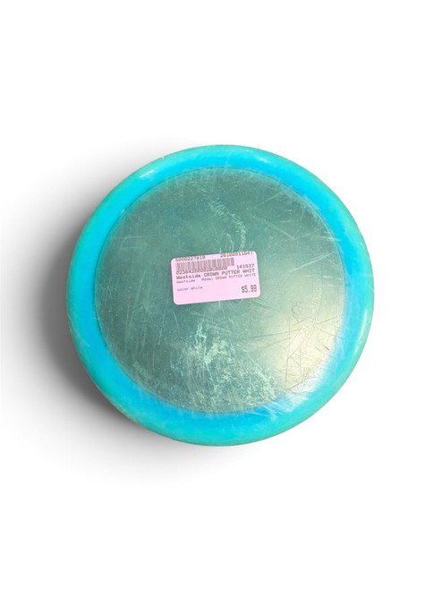 Vist Large View of Product Image Which is Used Westside CROWN PUTTER WHITE Disc Golf Putter White