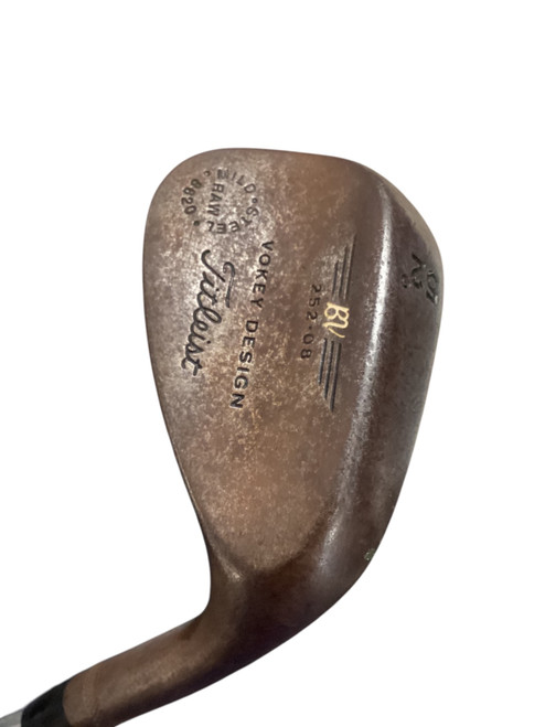 Vist Large View of Product Image Which is Used Titleist 252-08 VOKEY RAW Golf Wedge Mens RH 52 Degree