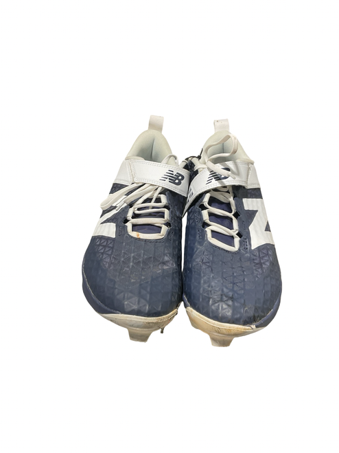 Vist Large View of Product Image Which is Used New Balance 4040 CLEATS BB/SB Cleats White Senior 12