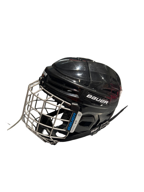 Vist Large View of Product Image Which is Used Bauer IMS5.0 Helmet Cage Combo Black SM