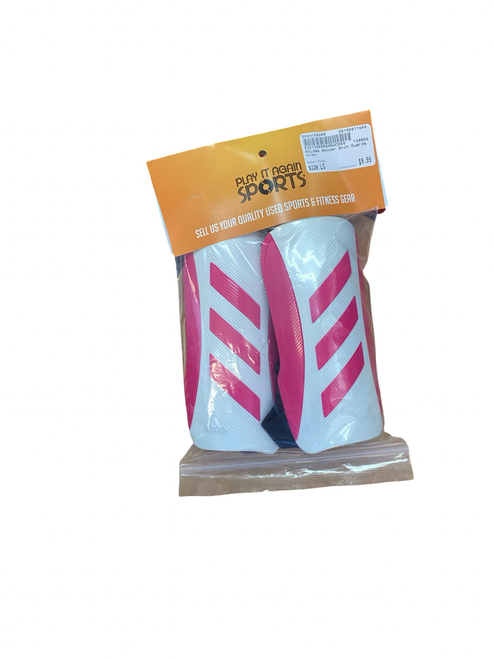 Vist Large View of Product Image Which is Used Champro Soccer Shin Guards Youth Pink SM