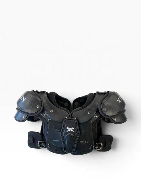 Vist Large View of Product Image Which is Used Xenith FLYTE 2 FB Shoulder Pads Black SM