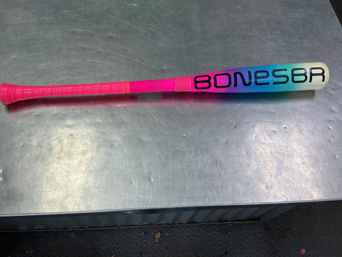Vist Large View of Product Image Which is Used Warstic BONESABER BLUE/PNIK 29 -10 BB/SB Youth Bat 29"