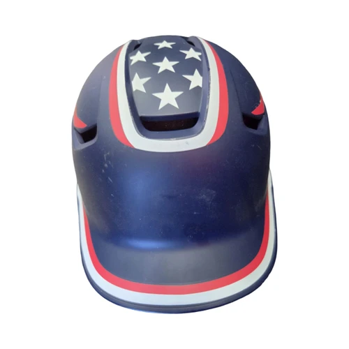 Vist Large View of Product Image Which is Used Easton Z5 Z.0 BATTING HELMET JAW GUARD Batting Helmet No Mask Navy Blue One Size