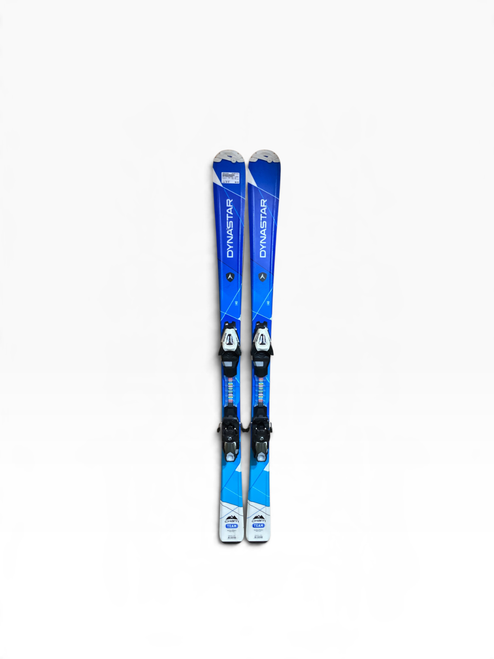 Vist Large View of Product Image Which is Used Dynastar CHAM TEAM Mens DH Ski/Binding Royal Blue 140 cm