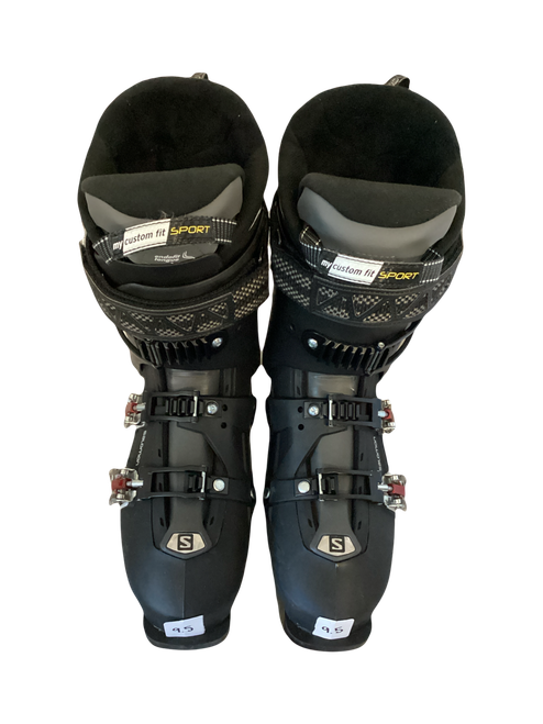 Vist Large View of Product Image Which is Used Salomon QST PRO 90 Mens DH Ski Boot Black 275 MP - M09.5 - W10.5