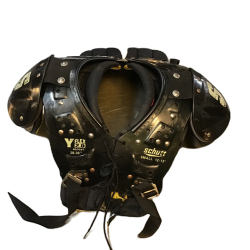 Vist Large View of Product Image Which is Used Schutt Y FLEX 2.0 FB Shoulder Pads Black SM