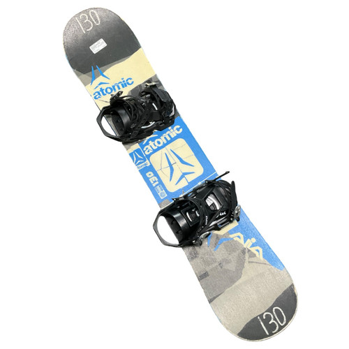 Vist Large View of Product Image Which is Used Atomic AIA W/ROSSIGNOL REPLY Boys Board/Binding Orange 130 cm
