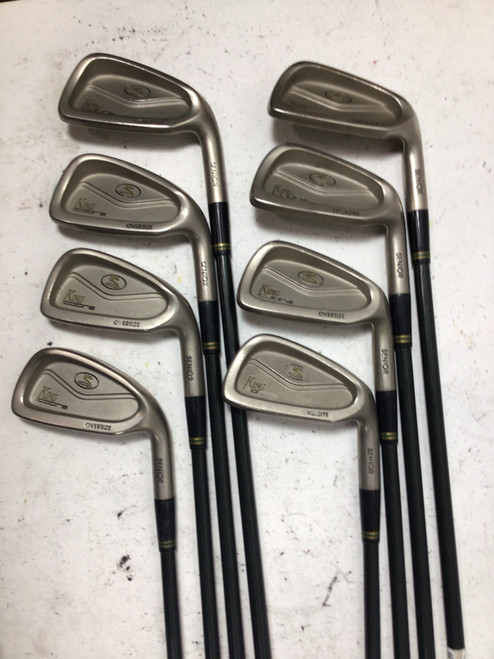 Vist Large View of Product Image Which is Used Cobra KING COBRA OVERSIZE SENIOR 3-PW 8PC Mens Iron Set RH 3I-PW