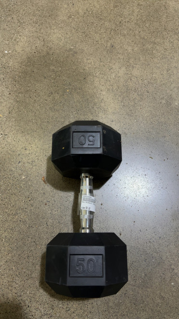 Vist Large View of Product Image Which is Used Hex Dumbbell (Each) 50 lb