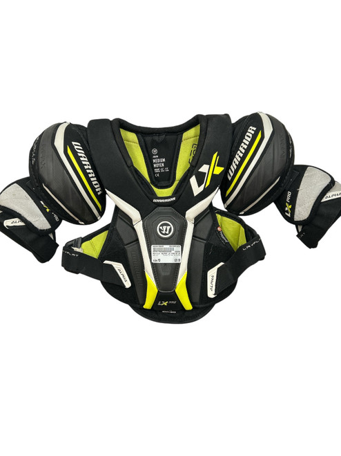 Vist Large View of Product Image Which is Used Warrior ALPHA LX PRO SP JR MED Junior Shoulder Pads MD