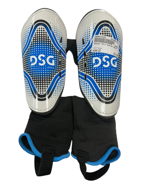Vist Large View of Product Image Which is Used Soccer Shin Guards Adult Black LG