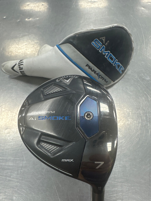 Vist Large View of Product Image Which is Used Callaway PARADYM AI SMOKE MAX Mens Fairway Wood RH 7 Wood