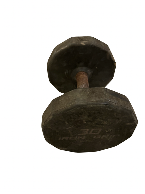 Vist Large View of Product Image Which is Used IRON GRIP Dumbbell (Each) 30 lb
